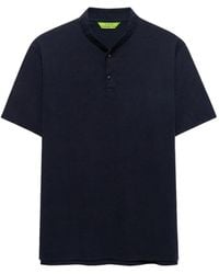Shanghai Tang - Fortune Mandarin-Collar Polo Shirt - Lyst