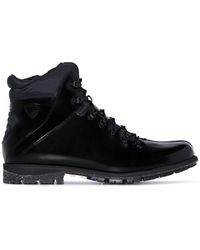 Rossignol - High-shine Leather Lace-up Boots - Lyst