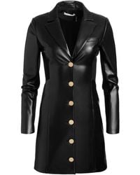 Alice + Olivia - Michelle Minikleid mit Knopfleiste - Lyst