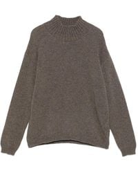 Private 0204 - Mock-Neck Dropped-Shoulder Sweater - Lyst