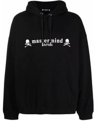 MASTERMIND WORLD - Skull-Print Cotton Hoodie - Lyst