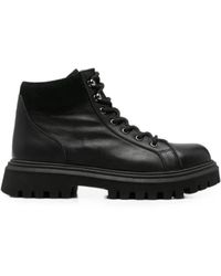 SERGIO MORETTI FIRENZE - Lace-Up Chunky-Sole Boots - Lyst