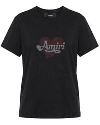 Amiri - Heart T-Shirt - Lyst