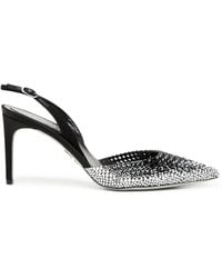 Rene Caovilla - Jackie 70Mm Crystal-Embellished Pumps - Lyst