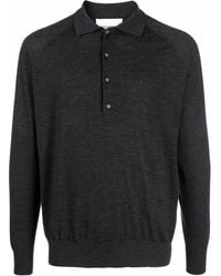 Nanushka - Wool Long-Sleeve Polo Shirt - Lyst