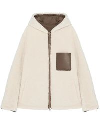 Yves Salomon - Reversible Shearling Hooded Jacket - Lyst