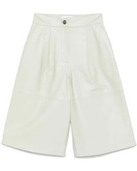 Yves Salomon - Leather Shorts - Lyst