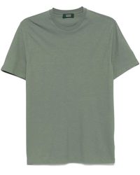 Zanone - Cotton T-Shirt - Lyst