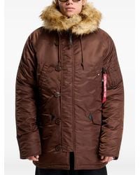 Alpha Industries - N-3B Vf 59 Faux-Fur Trim Jacket - Lyst