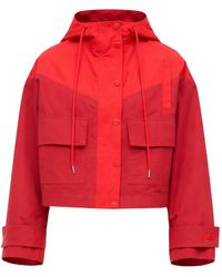 STAUD - Alta Hooded Pocket Jacket - Lyst