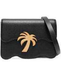 Palm Angels - Mini Palm Tree Logo-Plaque Crossbody Bag - Lyst