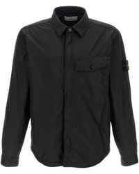 Stone Island - Compass-Motif Jacket - Lyst