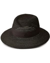 Maison Michel - Virginie Straw Fedora Hat - Lyst