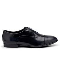 Frau - Polished-Leather Oxford Shoes - Lyst