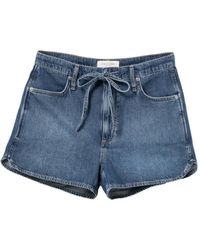 Rag & Bone - Pantalones Vaqueros Cortos Con Cierre De Cordones - Lyst