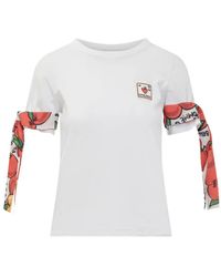ALESSANDRO ENRIQUEZ - Foulard-Detail T-Shirt - Lyst