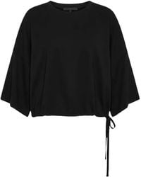 Seventy - Cady Crepe Drawstring-Hem Blouse - Lyst