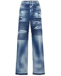 DSquared² - Jeans Met Patchwork - Lyst