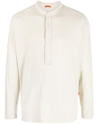Barena - Button-up Cotton T-shirt - Lyst