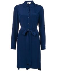 Diane von Furstenberg Prita Shirt Dress - Blue