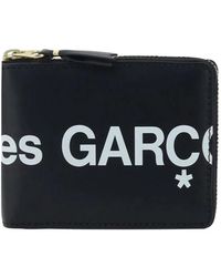 Comme des Garçons - Logo-Print Zip-Around Wallet - Lyst