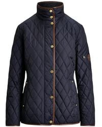 Ralph Lauren - Quilted Button-Up Jacket - Lyst