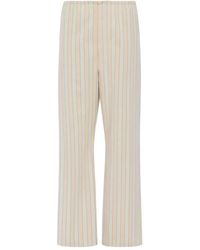 Maison Margiela - Striped Pocket Trousers - Lyst