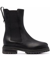 Sergio Rossi - Chunky-sole Leather Boots - Lyst