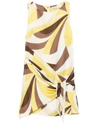 Faithfull the Brand - Souline Geometric-Print Mini Dress - Lyst