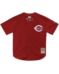 Mitchell & Ness - "Mlb Reds 2000 Ken Griffey Jr" Authentic Batting Practice Jersey - Lyst