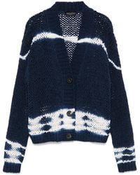 Roberto Collina - Grob gestrickter Cardigan - Lyst