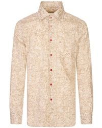Kiton - Geometric-Print Shirt - Lyst