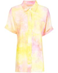 Bambah - Short-Sleeve Tie-Dye Shirt - Lyst