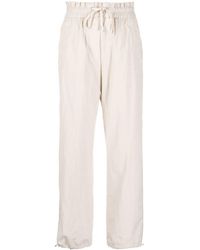 Peserico - High-waisted Tapered Trousers - Lyst
