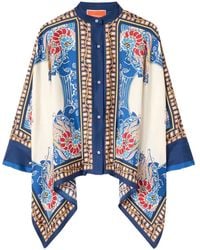 La DoubleJ - Chemise Foulard À Imprimé Floral - Lyst