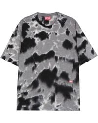 DIESEL - T-shirt T-Boxt-N15 con fantasia tie dye - Lyst