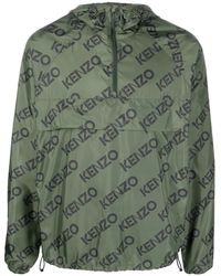 KENZO - Monogram Windcheater - Lyst