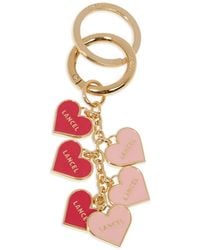 Lancel - Portachiavi Con Ciondoli A Cuore - Lyst