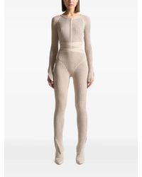 Manière De Voir - Knitted Tie Jumpsuit - Lyst