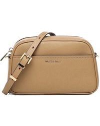 MICHAEL Michael Kors - Small Jet Set Camera Leather Cross Body Bag - Lyst
