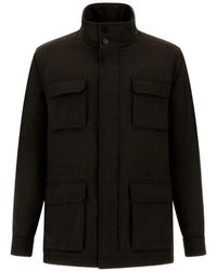 Herno - Jacke Mit Klappentasche - Lyst