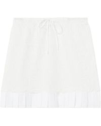 Claudie Pierlot - Minijupe À Lien De Resserrage - Lyst