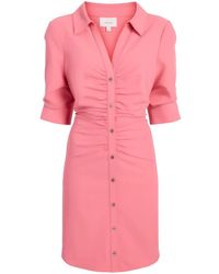 Cinq À Sept - Elina Ruched Shirtdress - Lyst