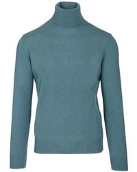 Al Duca d'Aosta - Ribbed-Trim Cashmere Sweater - Lyst