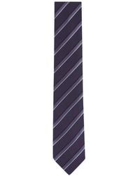 Canali - Striped Silk Tie - Lyst