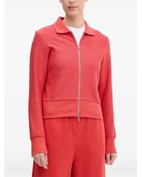 PUMA - Ribbed-Knit Zip-Up Jacket - Lyst