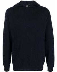 Malo - Knitted Pullover Hoodie - Lyst