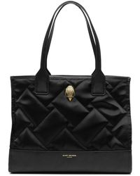 Kurt Geiger - Logo Quilted Shopper Tote - Lyst