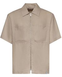 Woc - Zip-Up Chest-Pocket Shirt - Lyst