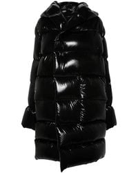 Rick Owens - Ls Hooded Puffer Coat - Women's - Virgin Wool/elastane/polyamide/goose Feather - Lyst